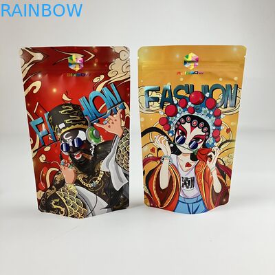 Digitaal gedrukte Mylar-zakken Matt VMPET geurbestendige ritszak CMYK Pantone 250g zak