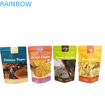 Mat Finished 250g Plastic Bag voor geurverpakking Food Grade Spice Bag