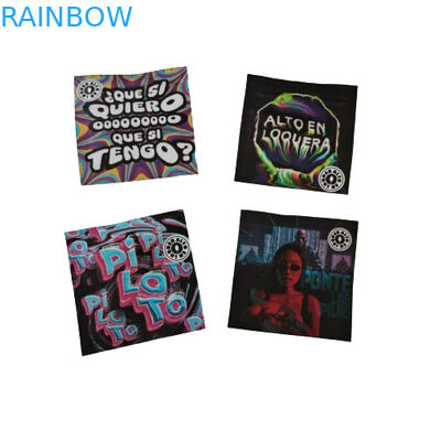 Geurbestendige opnieuw vergrendelbare proefzakjes met doorzichtig raam poederverpakking plastic zak