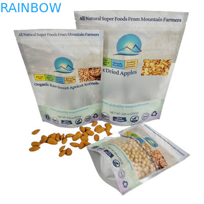 Groothandel Op maat hervergrendelbare plastic zakken Thee verpakking Stand Up Pouch Zip Lock Bag