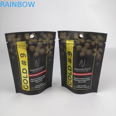 Op maat gedrukt, hervergrendelbaar, met zip slot, stand-up zak, badzoutverpakkingszakken, holografische zakken