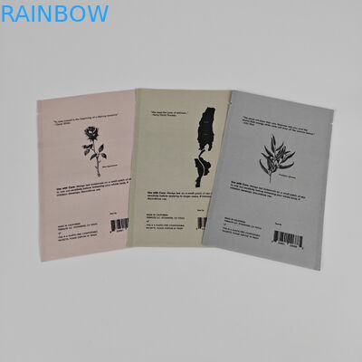 Cosmetische monsters Gezichtscrème Biologisch afbreekbaar Kraftzak Custom Digitaal printen Kleine zakken