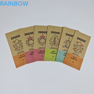 Ziplock Biodegradable Kraft Stand Up Pouch Digitaal Printen Hervergrendelbare Mylar Bags