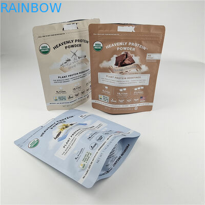 Digitaal drukwerk op maat Stand Up Zipper Bags Geurbestendige Vochtbestendige