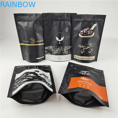 Gelamineerde aluminiumfolie Ziplock Stand Up Pouch Digitaal drukken Op maat gemaakte grootte / kleuren