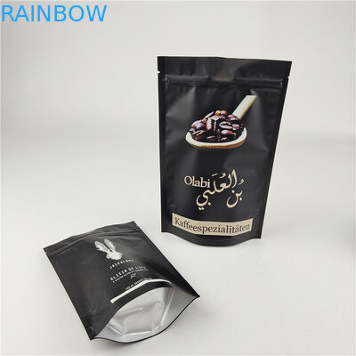 Gelamineerde aluminiumfolie Ziplock Stand Up Pouch Digitaal drukken Op maat gemaakte grootte / kleuren