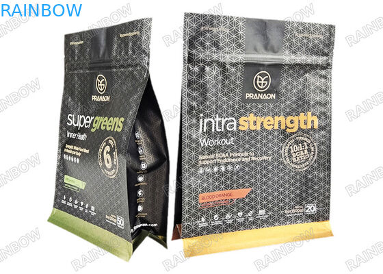 Custom Coffee Protein Powder Aluminium Foil Verpakkingszakken Met Valve Smell Proof Mylar Bag