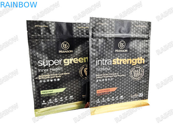 Custom Coffee Protein Powder Aluminium Foil Verpakkingszakken Met Valve Smell Proof Mylar Bag