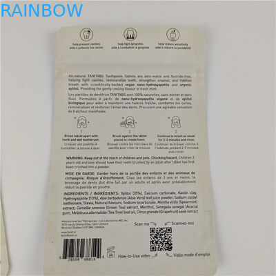 Nieuw ontwerp op maat maat maat en kleuren verkrijgbaar Vlak zakjes Verpakking voor voedselverpakking