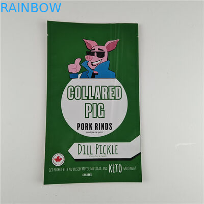 Fabrikant Op maat gemaakte opslag snackzak Verpakking Matt Aluminium folie Stand Up Pouch Ziplock Verpakkingszak