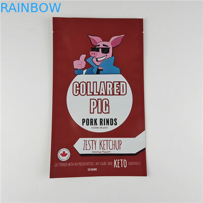 Fabrikant Op maat gemaakte opslag snackzak Verpakking Matt Aluminium folie Stand Up Pouch Ziplock Verpakkingszak