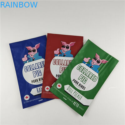 Fabrikant Op maat gemaakte opslag snackzak Verpakking Matt Aluminium folie Stand Up Pouch Ziplock Verpakkingszak