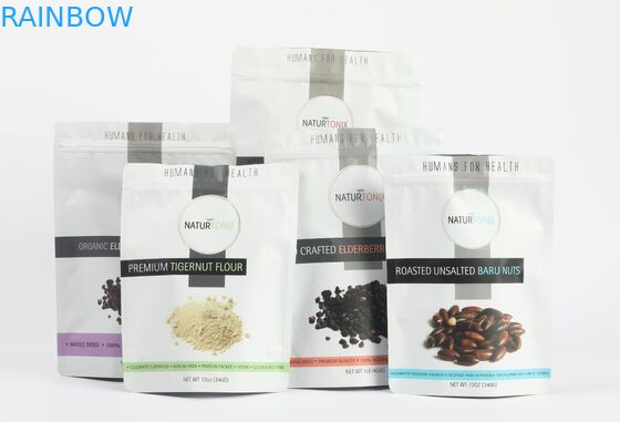 Gepersonaliseerde driezijdige zegelzak Theezakken Verpakking in glanzend of matte afwerking