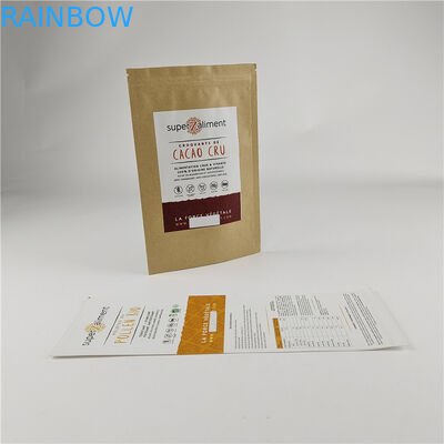 Voedselverpakkingsmateriaal Digitaal drukwerk op maat Stand Up Zipper Bags Geurbestendige Vochtbestendige zak