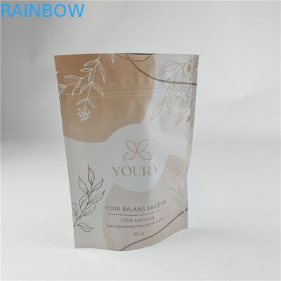 Nieuw ontwerp op maat maat Matte afwerking Snack Bag Verpakking Matt Aluminium folie Stand Up Pouch Ziplock Doypack Bag