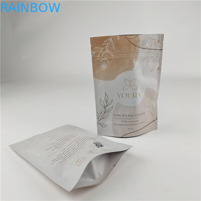 Nieuw ontwerp op maat maat Matte afwerking Snack Bag Verpakking Matt Aluminium folie Stand Up Pouch Ziplock Doypack Bag