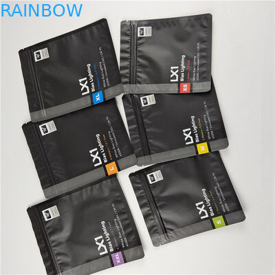 Topkwaliteit Custom logo gedrukt driezijdige afdichting zakken voor tandverzorging verpakking met milieuvriendelijk en veilig materiaal