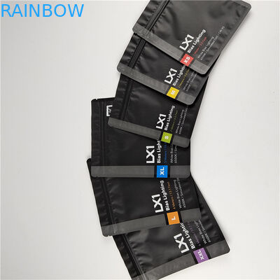 Topkwaliteit Custom logo gedrukt driezijdige afdichting zakken voor tandverzorging verpakking met milieuvriendelijk en veilig materiaal