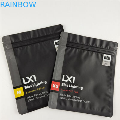 Topkwaliteit Custom logo gedrukt driezijdige afdichting zakken voor tandverzorging verpakking met milieuvriendelijk en veilig materiaal