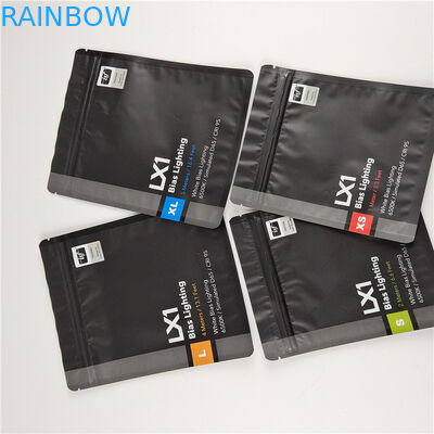 Topkwaliteit Custom logo gedrukt driezijdige afdichting zakken voor tandverzorging verpakking met milieuvriendelijk en veilig materiaal