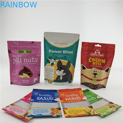 Best verkopende recyclebare milieuvriendelijke, op maat gedrukte zak met rits voor snackverpakkingen