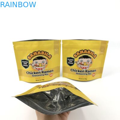 Verpakking van kruidenrook voor stand-up zak met rits sluitingssysteem