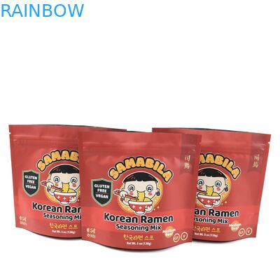 Verpakking van kruidenrook voor stand-up zak met rits sluitingssysteem