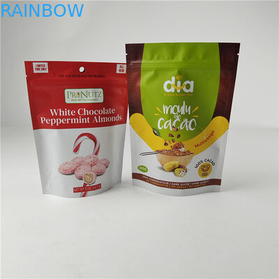 Hoogwaardige aangepaste digitale drukwerk PE herbruikbare ritszak Plastic Stand Up Mylar Bags