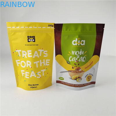 Hoogwaardige aangepaste digitale drukwerk PE herbruikbare ritszak Plastic Stand Up Mylar Bags