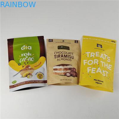 Hoogwaardige aangepaste digitale drukwerk PE herbruikbare ritszak Plastic Stand Up Mylar Bags