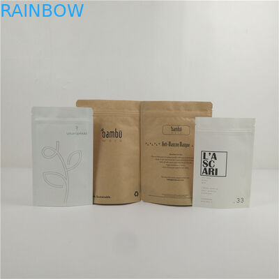 Eco-vriendelijke composteerbare kraftpapieren zak Custom Printing Biodegradable Paper Doypack