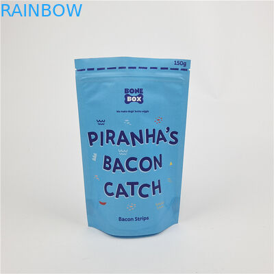 Groothandel Gepersonaliseerd Logo Digitaal Printen Zip Lock Plastic PET Aluminium Frosted Stand Up Pouch Bag