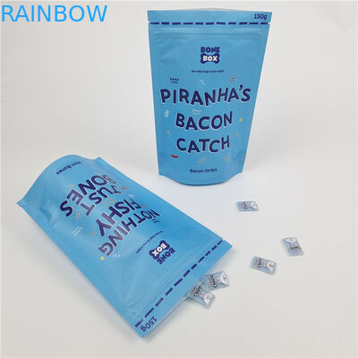 Groothandel Gepersonaliseerd Logo Digitaal Printen Zip Lock Plastic PET Aluminium Frosted Stand Up Pouch Bag