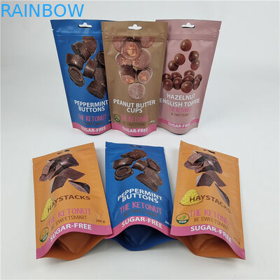 Topkwaliteit Custom Logo Printed Advanced Laminating Stand Up Zipper Bags voor Snack Bag Packaging