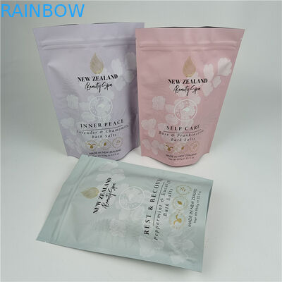 Smooth Fashion Pack Hoogwaardige hervergrendelbare Easy Tear Line Mylar Sachets Body Scrub Verpakkingszak