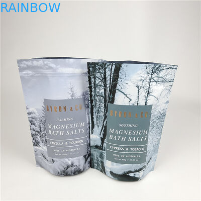 Warm verkoop Custom Digitaal Printen Gemakkelijk Tranen Lijn Mylar Sachets Body Scrub Verpakkingszak