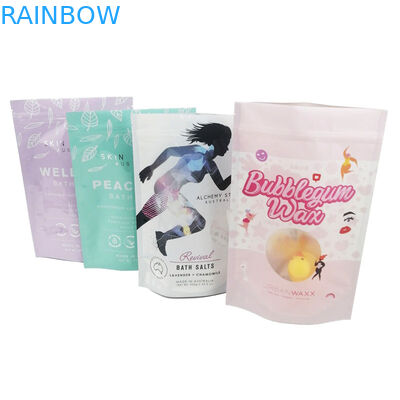 Aanpasbare cosmetische verpakkingszak voor het opstaan van het lichaam scrubzak in verschillende maten