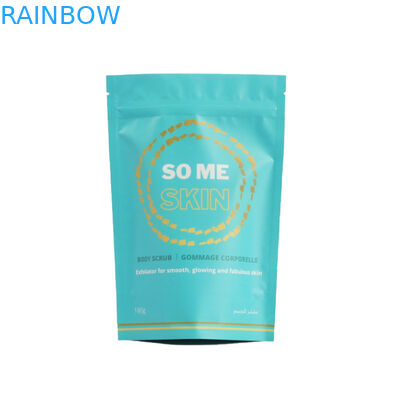 Aanpasbare cosmetische verpakkingszak voor het opstaan van het lichaam scrubzak in verschillende maten