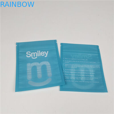 Duidelijke tandlijners Mylar Driezijdige verzegelde plastic zakken Verpakking lek- en vochtbestendige