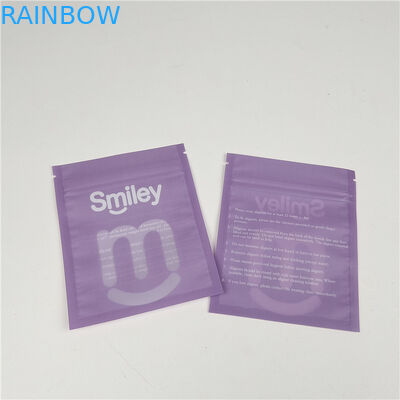 Duidelijke tandlijners Mylar Driezijdige verzegelde plastic zakken Verpakking lek- en vochtbestendige