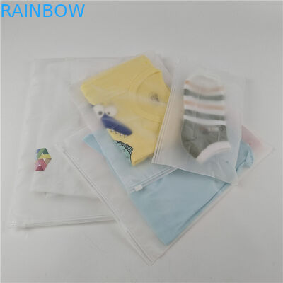 Fabriek Groothandel Transparante Plastic T-Shirt Kleding Verpakkingszak Met Schuif Zipper En Haak