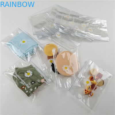 Hoog helder PE-materiaal plastic verpakkingszak voor Comestic met aangepaste grootte en kleur