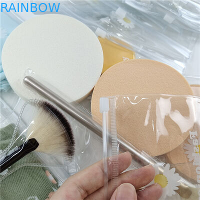 Hoog helder PE-materiaal plastic verpakkingszak voor Comestic met aangepaste grootte en kleur