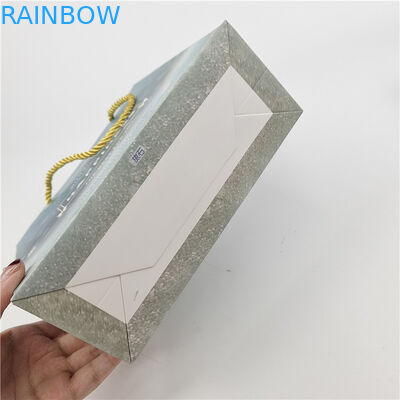 Best verkopen Recyclebaar milieuvriendelijk Logo Printed Shopping Paper Bag Verpakking Wit 110 gram Herbruikbaar