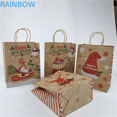 Gepersonaliseerde papieren zakken met trekstreng voor cadeautjes/kledingstukken/winkelen