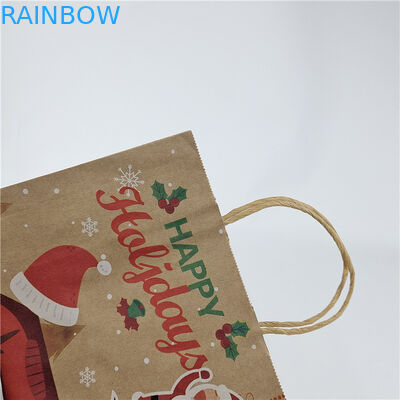 Gepersonaliseerde papieren zakken met trekstreng voor cadeautjes/kledingstukken/winkelen