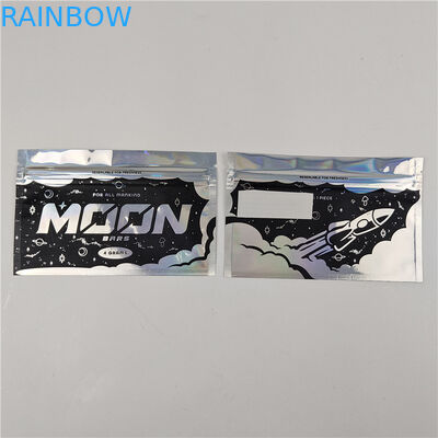 Eco-vriendelijke geurbestendige vochtbestendige driezijdige afdichtingszakken voor tandverzorging Verpakking met warmteverzegelingssluiting met rits