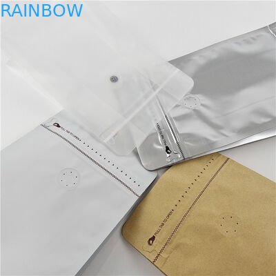 Kwaliteitsborging Digitaal drukwerk op maat Bewaarplaats Zip Lock Pack Laminated Aluminium Foil Bag