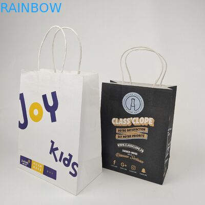 Gelamineerde aluminiumfolie Mylar verpakkingszak Custom Digitaal drukken Logo Printed Shopping Paper Bag