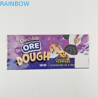 Milieuvriendelijk, op maat gemaakt, geur- en vochtbestendige kraftpapier, achterkant verzegeld verpakkingszak voor voedingsbalk